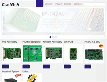 Tablet Screenshot of cadmus.com.tw