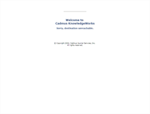 Tablet Screenshot of cjs.cadmus.com